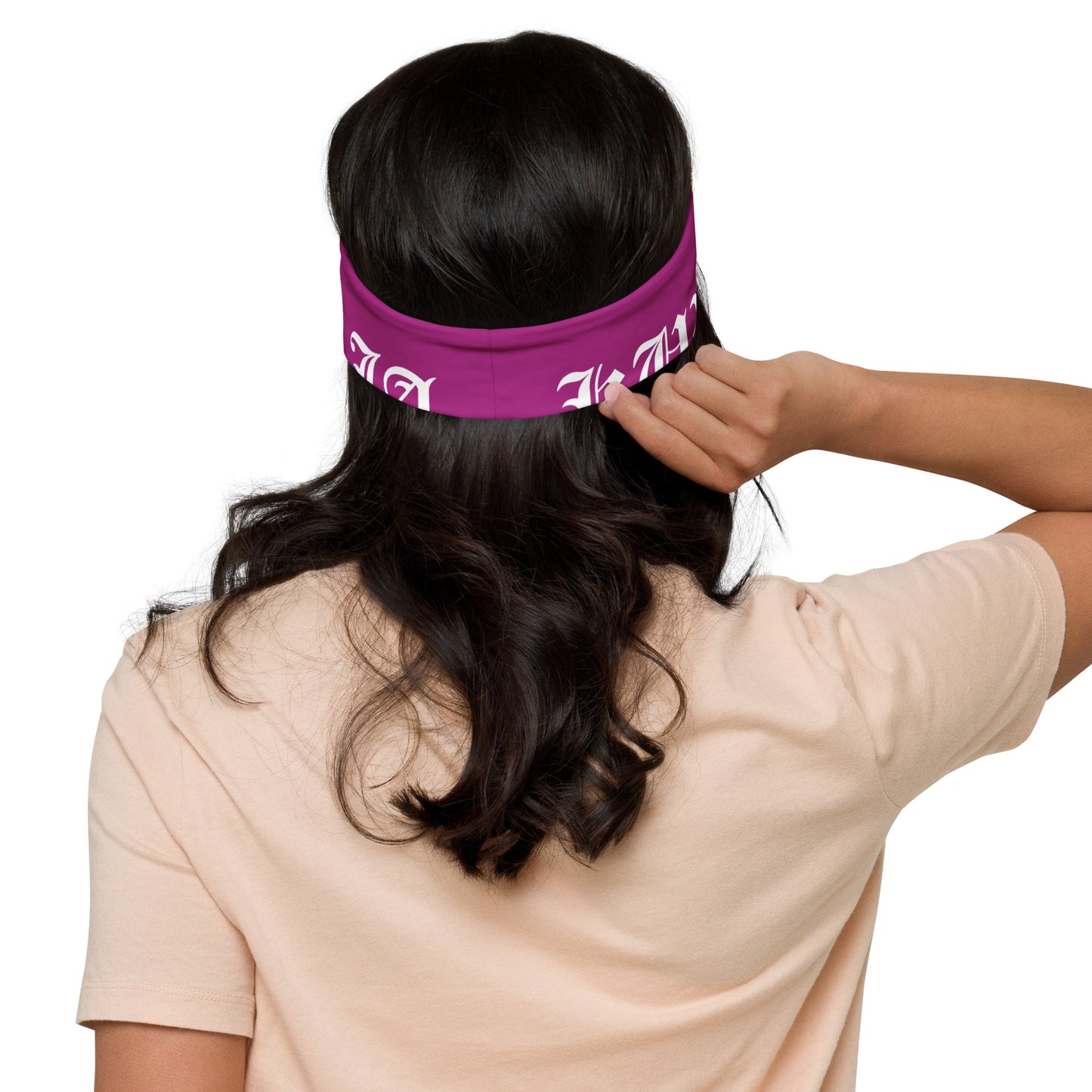 KS Purple/ White Headband