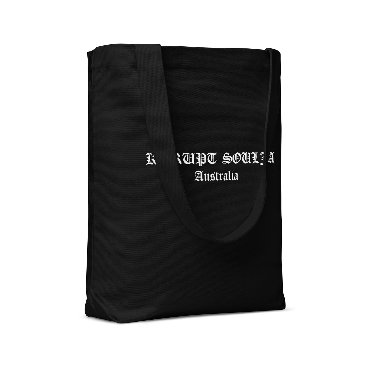 KS Australia Cotton tote bag Black / Brown