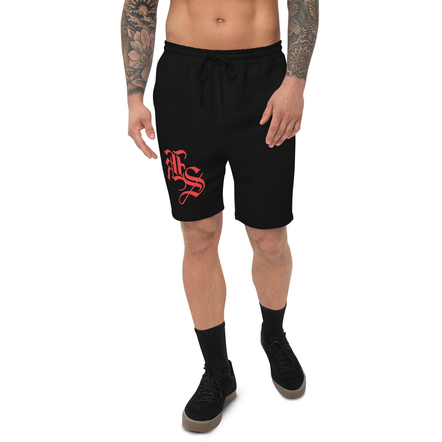 Kurupt Soulja KS Red/ Black Men's fleece shorts