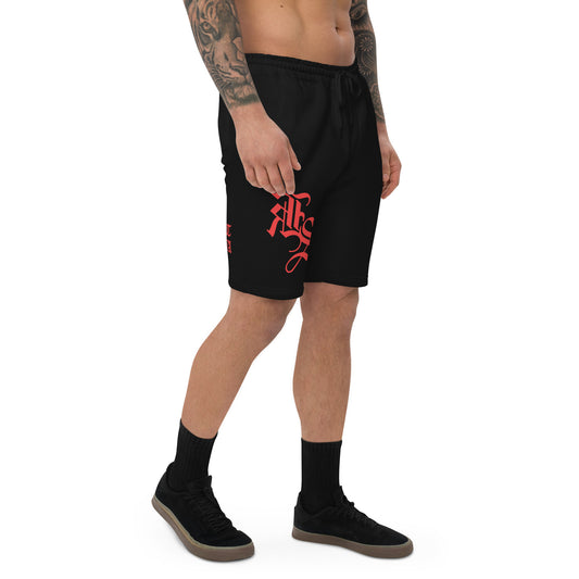 Kurupt Soulja KS Red/ Black Men's fleece shorts