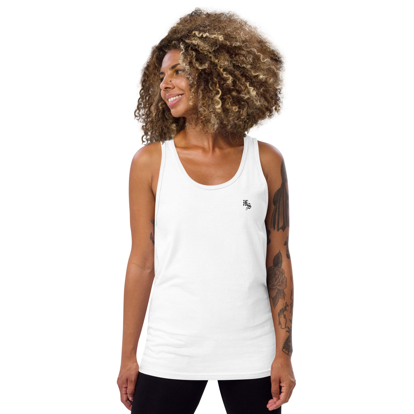 KS Unisex Tank Top Wht