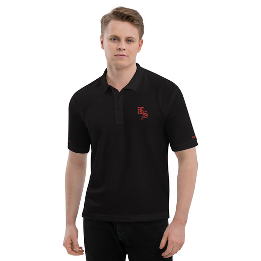 Men's Premium Polo BlkRed